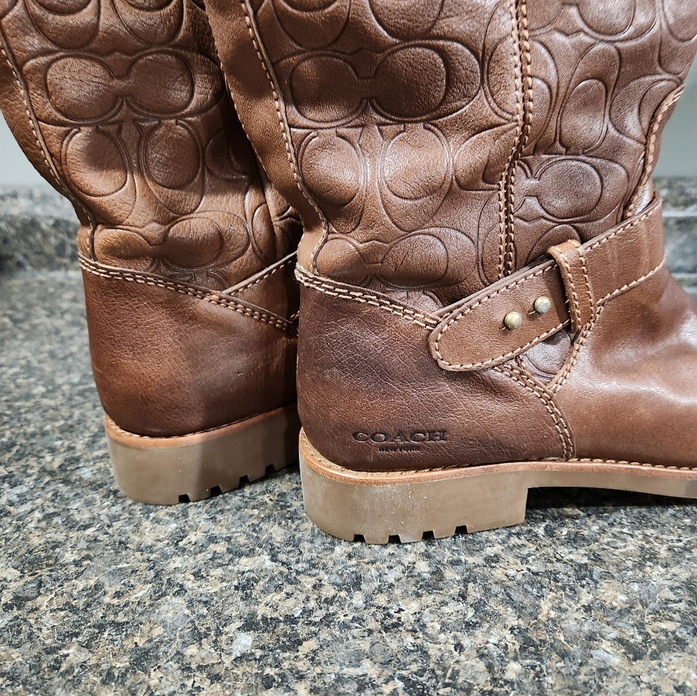 Brand New Coach Riding Boots 7.5 - Picture 7 of 8
